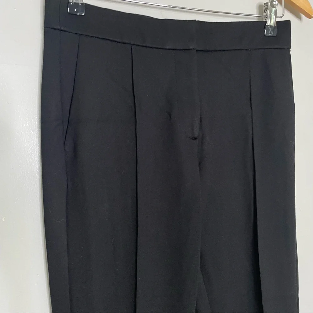 J‎ crew Skinny trouser in Italian ponte black Pants size 6 BD303 Made in Italy